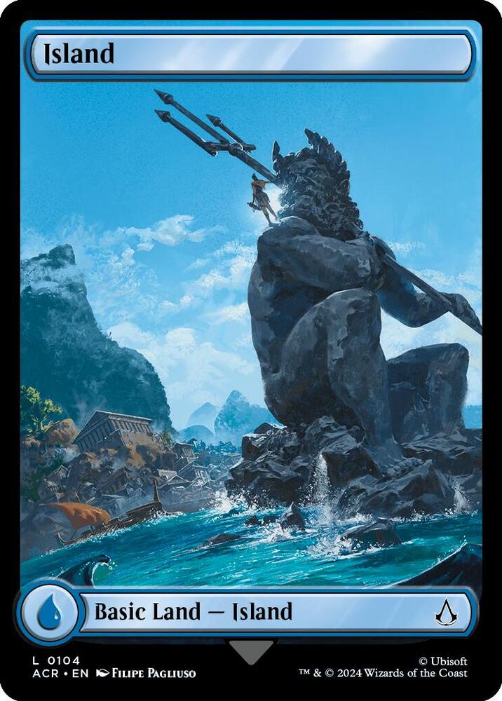 Island 104 (Universes Beyond: Assassin's Creed)  - Foil | Good Games Adelaide SA
