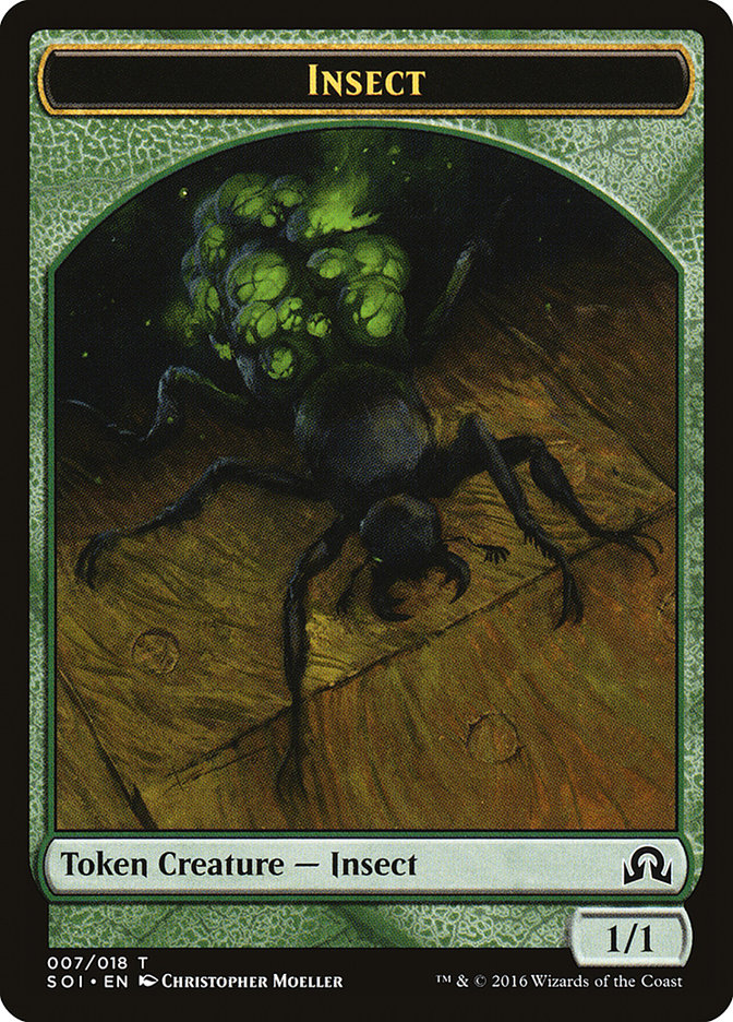 Insect Token [Shadows over Innistrad Tokens] | Good Games Adelaide SA