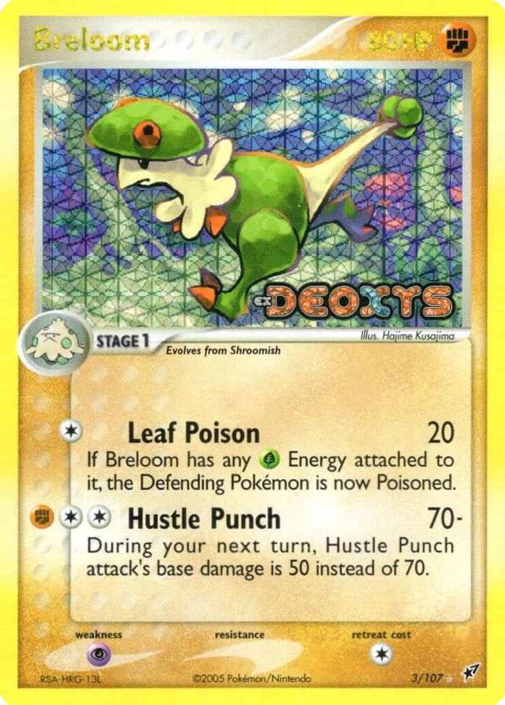 Breloom (3/107) (Stamped) [EX: Deoxys] | Good Games Adelaide SA