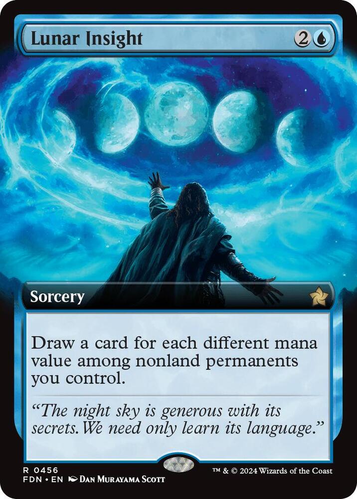 Lunar Insight 456 (Foundations)  - Foil | Good Games Adelaide SA