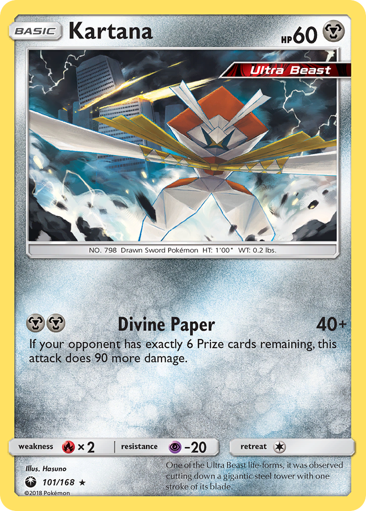 Kartana (101/168) [Sun & Moon: Celestial Storm] | Good Games Adelaide SA