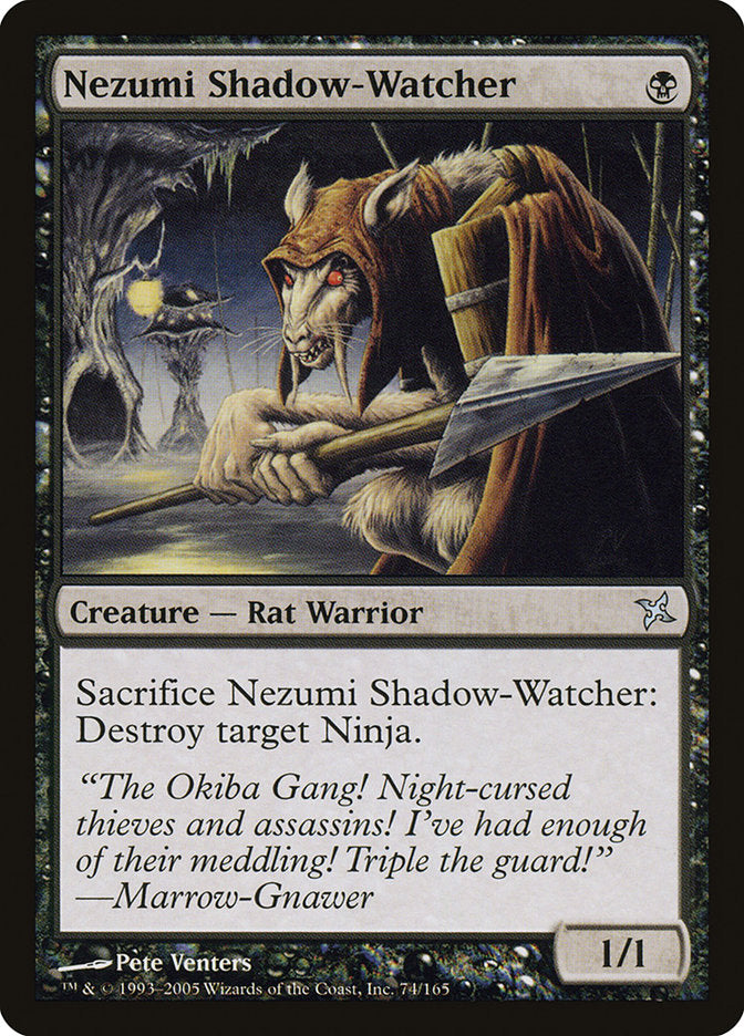 Nezumi Shadow-Watcher 74 (Betrayers of Kamigawa)  - Foil | Good Games Adelaide SA