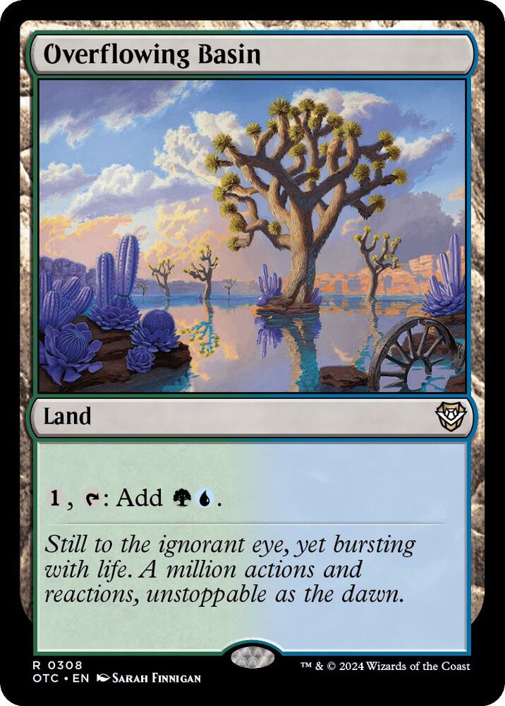 Overflowing Basin 308 (Commander: Outlaws of Thunder Junction)  | Good Games Adelaide SA