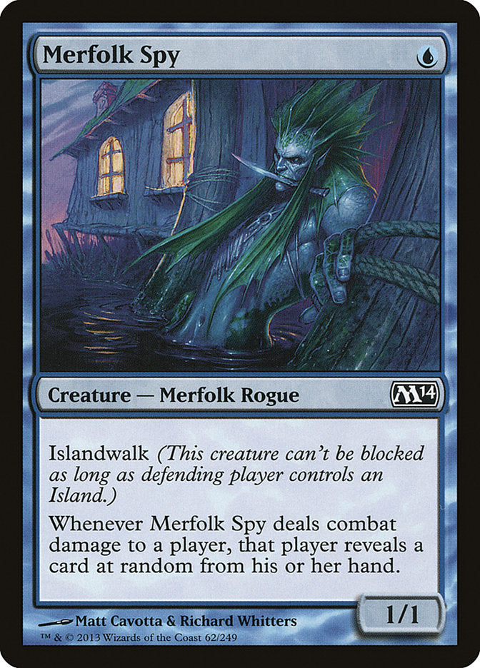 Merfolk Spy 62 (Magic 2014 (M14))  - Foil | Good Games Adelaide SA