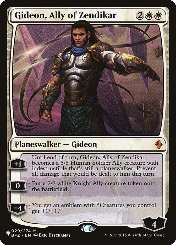 Gideon Ally of Zendikar 029/274 (The List Reprints)  | Good Games Adelaide SA