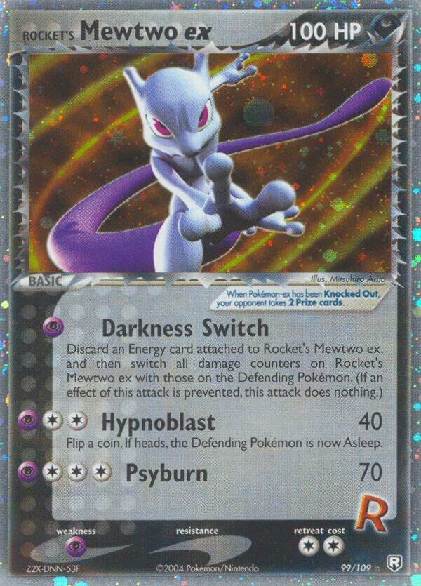 Rockets Mewtwo ex 99/109 (Team Rocket Returns)  - Holofoil | Good Games Adelaide SA