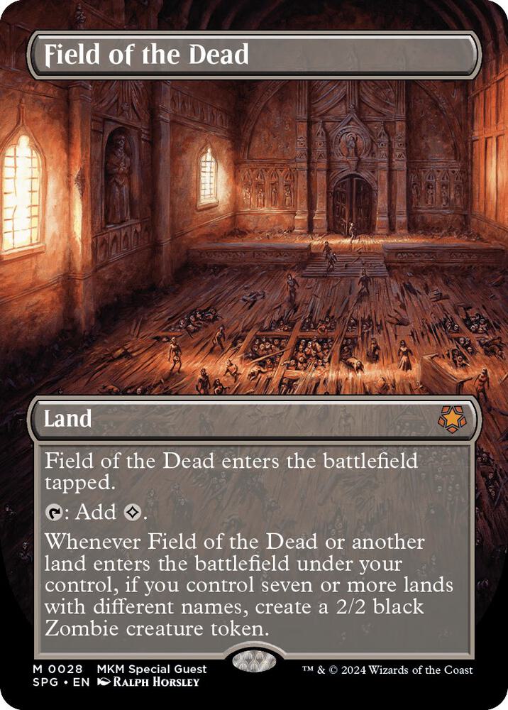 Field of the Dead 28 (Special Guests)  - Borderless Foil | Good Games Adelaide SA