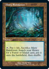 Misty Rainforest (Retro Etched Foil) [Modern Horizons 2] | Good Games Adelaide SA