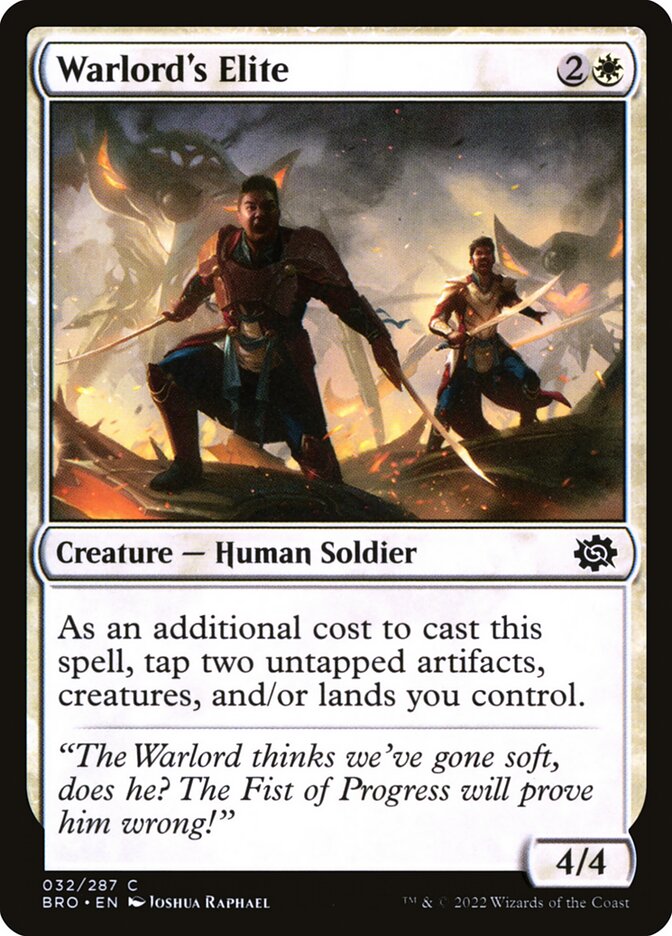 Warlord's Elite 32 (The Brothers' War)  - Foil | Good Games Adelaide SA