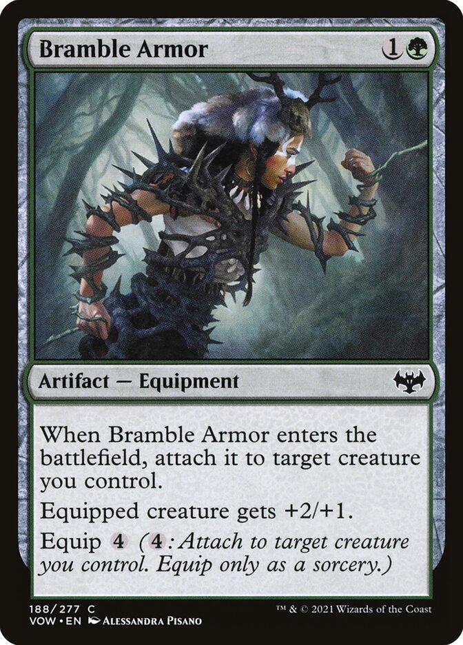 Bramble Armor 188 (Innistrad: Crimson Vow)  - Foil | Good Games Adelaide SA