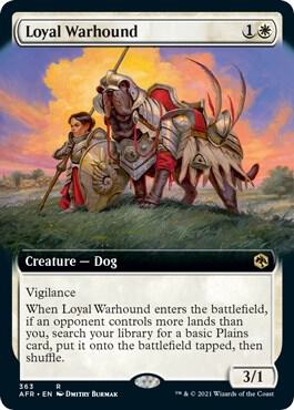Loyal Warhound Extended Art 363/281 (Adventures in the Forgotten Realms)  | Good Games Adelaide SA