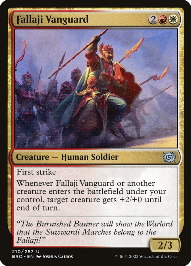 Fallaji Vanguard 210 (The Brothers' War)  | Good Games Adelaide SA