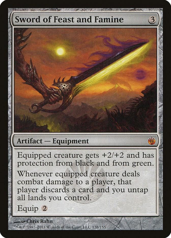 Sword of Feast and Famine 138 (Mirrodin Besieged)  | Good Games Adelaide SA