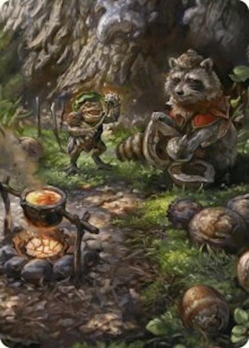 Sylvan Scavenging Art Card 46 54 S 46 (Art Series: Foundations)  | Good Games Adelaide SA