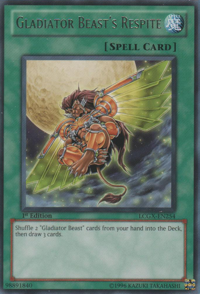 Gladiator Beast's Respite [LCGX-EN254] Rare | Good Games Adelaide SA