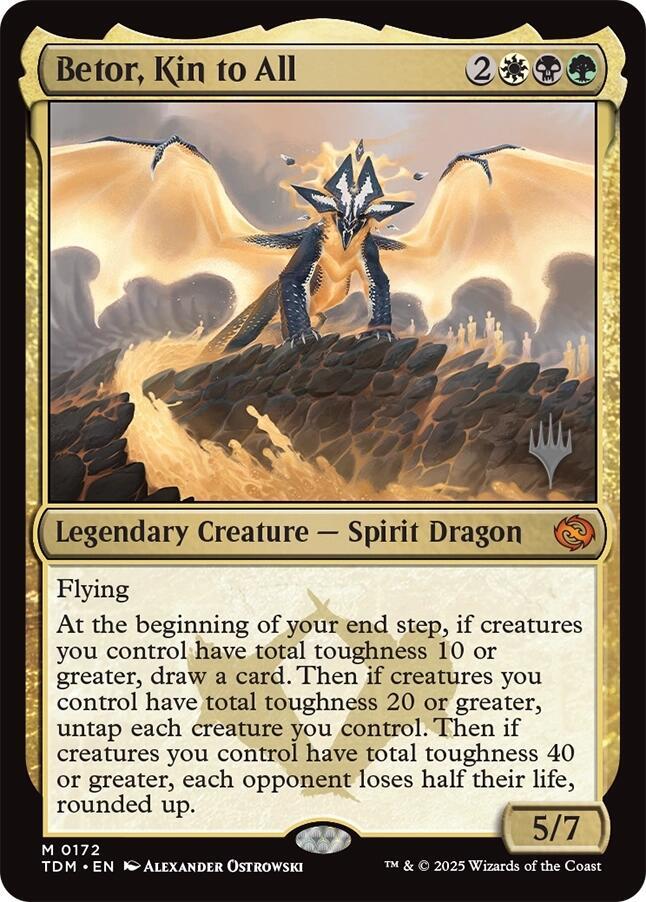 Betor, Kin to All 172 (Promo Pack: Tarkir: Dragonstorm)  | Good Games Adelaide SA