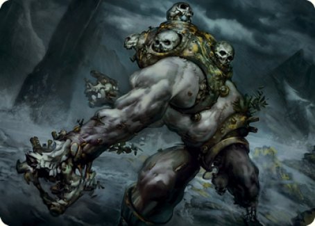 Skull Skaab Art Card [Innistrad: Crimson Vow Art Series] | Good Games Adelaide SA