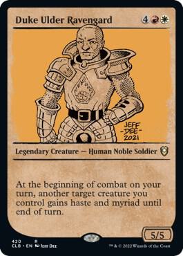 Duke Ulder Ravengard Showcase 420 (Commander Legends: Battle for Baldur's Gate)  | Good Games Adelaide SA
