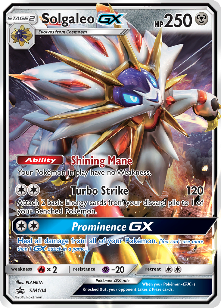Solgaleo GX (SM104) [Sun & Moon: Black Star Promos] | Good Games Adelaide SA