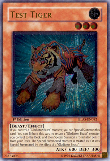 Test Tiger [GLAS-EN082] Ultimate Rare | Good Games Adelaide SA