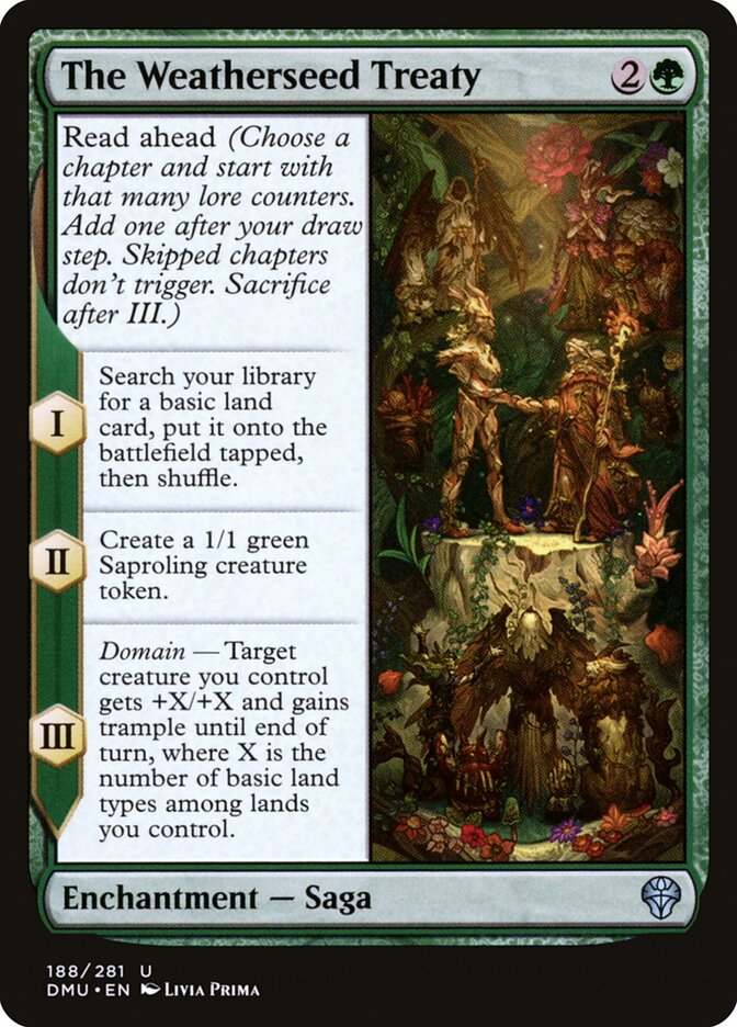 The Weatherseed Treaty 188 (Dominaria United)  - Foil | Good Games Adelaide SA