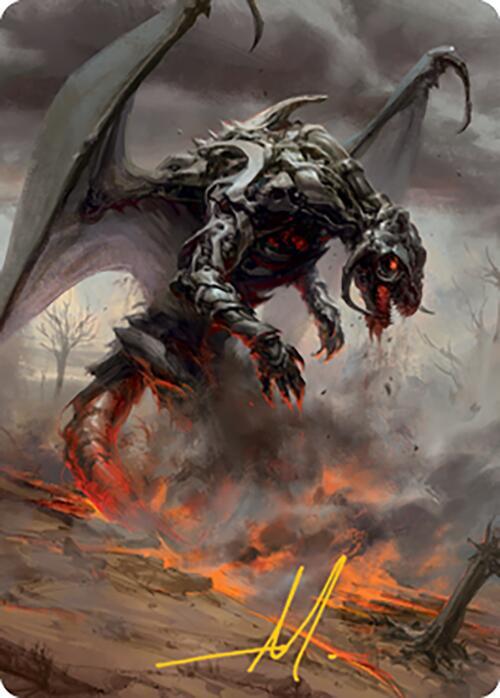 Scion of Draco Art Card Gold Stamped Signature 62 (Art Series: Modern Horizons 2)  | Good Games Adelaide SA
