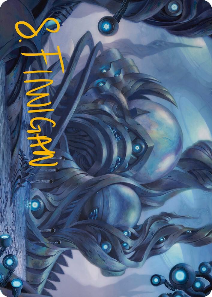 The Surgical Bay Art Card Gold Stamped Signature 62 (Art Series: Phyrexia: All Will Be One)  | Good Games Adelaide SA