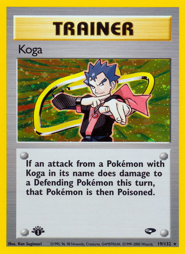 Koga (19/132) [Gym Challenge 1st Edition] | Good Games Adelaide SA