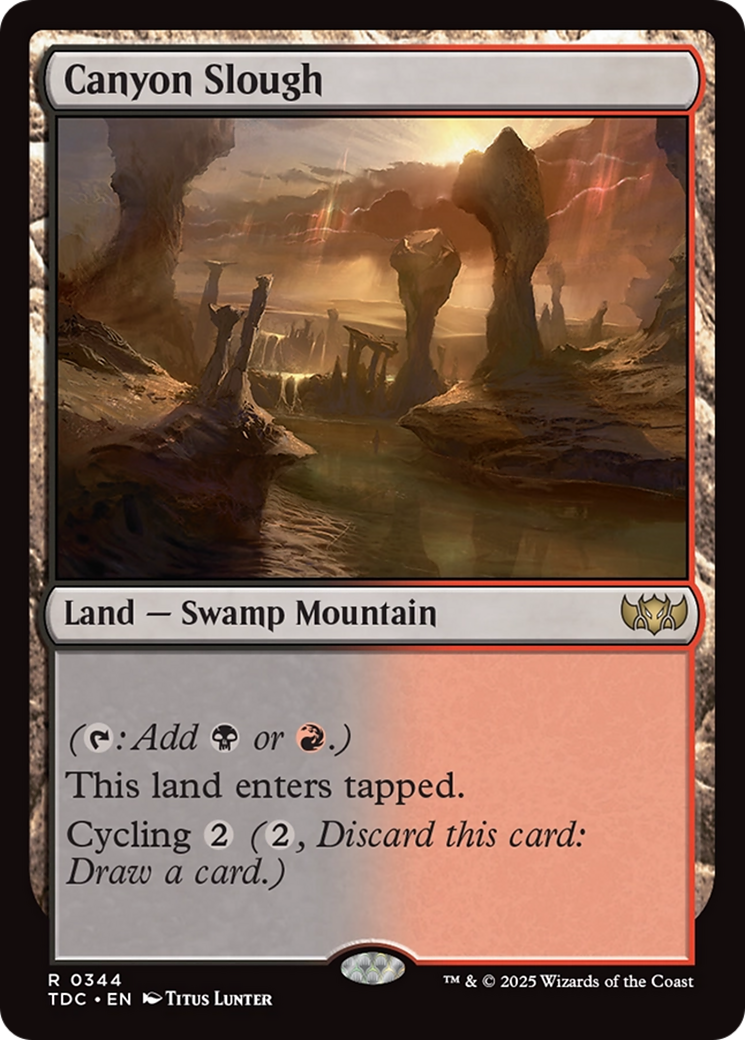 Canyon Slough [Tarkir: Dragonstorm Commander] | Good Games Adelaide SA