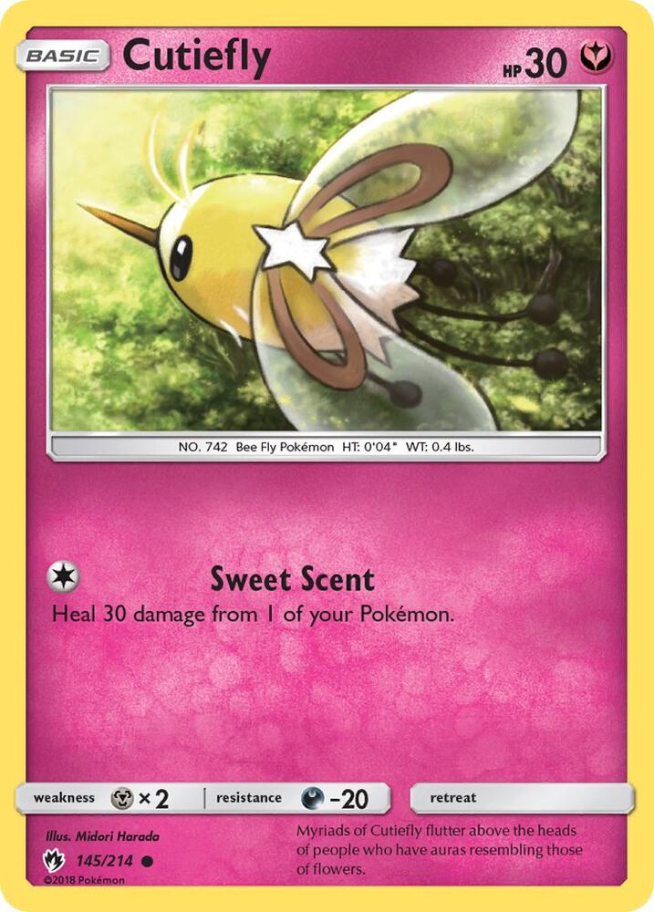 Cutiefly 145/214 (SM - Lost Thunder)  | Good Games Adelaide SA