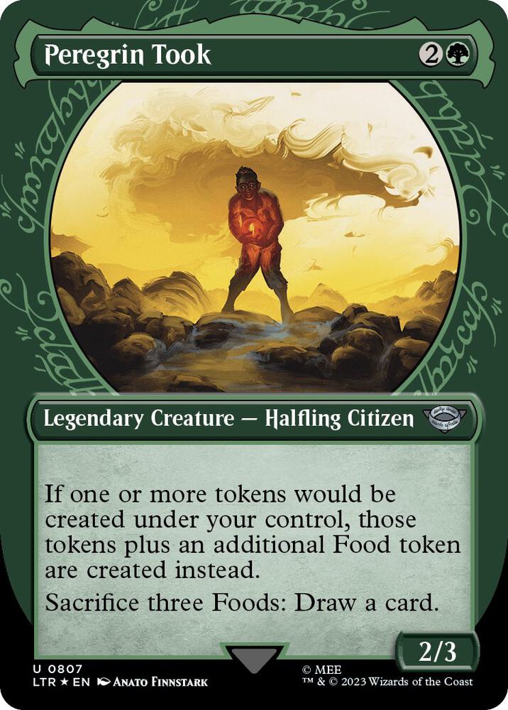 Peregrin Took 807 (Universes Beyond: The Lord of the Rings: Tales of Middle-earth)  - Showcase Surge Foil | Good Games Adelaide SA
