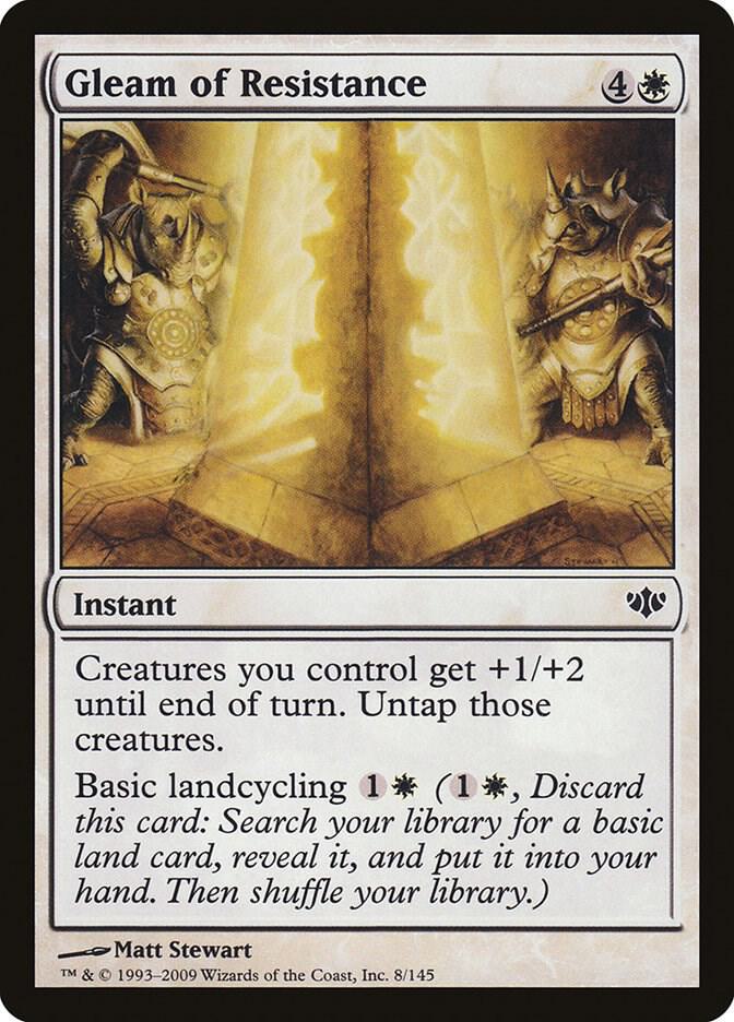 Gleam of Resistance 8 (Conflux)  - Foil | Good Games Adelaide SA