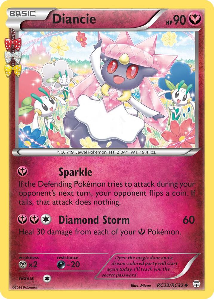 Diancie RC22/RC32 (Generations: Radiant Collection)  - Holofoil | Good Games Adelaide SA