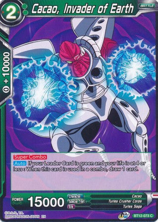 Cacao, Invader of Earth [BT12-073] | Good Games Adelaide SA