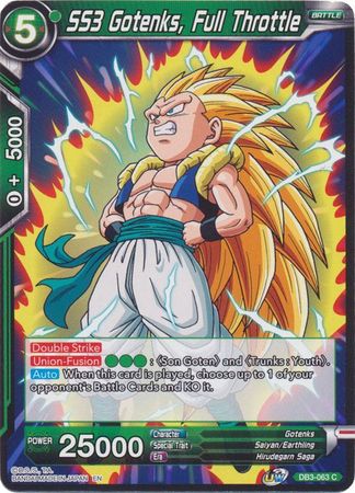SS3 Gotenks, Full Throttle [DB3-063] | Good Games Adelaide SA