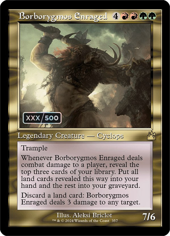 Borborygmos Enraged (Retro) (Serialized) [Ravnica Remastered] | Good Games Adelaide SA