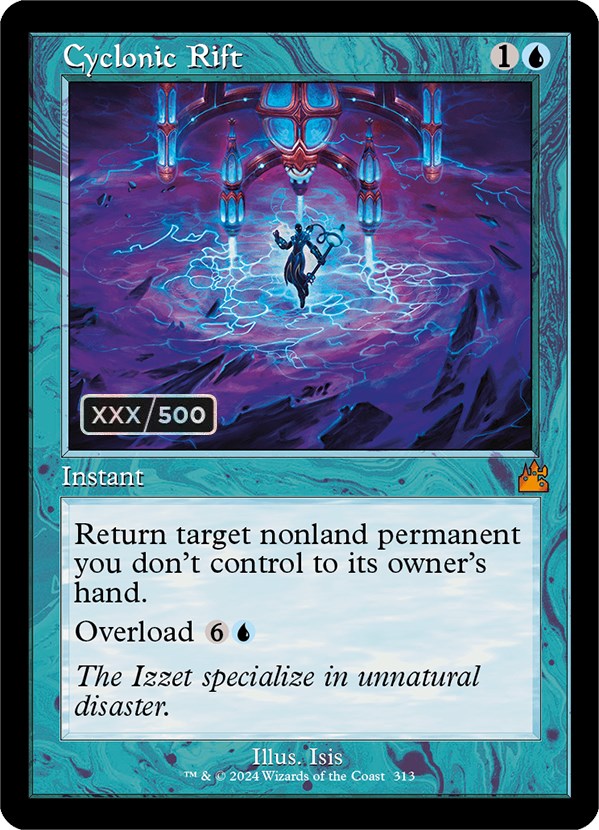 Cyclonic Rift (Retro) (Serialized) [Ravnica Remastered] | Good Games Adelaide SA