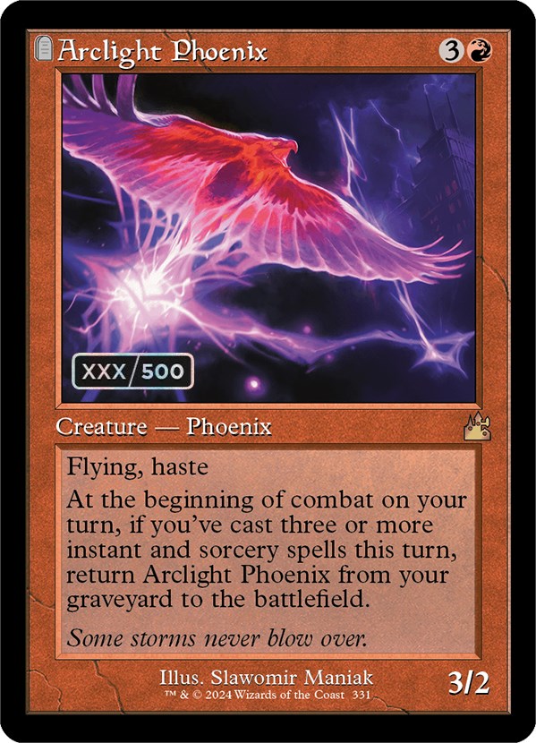 Arclight Phoenix (Retro) (Serialized) [Ravnica Remastered] | Good Games Adelaide SA