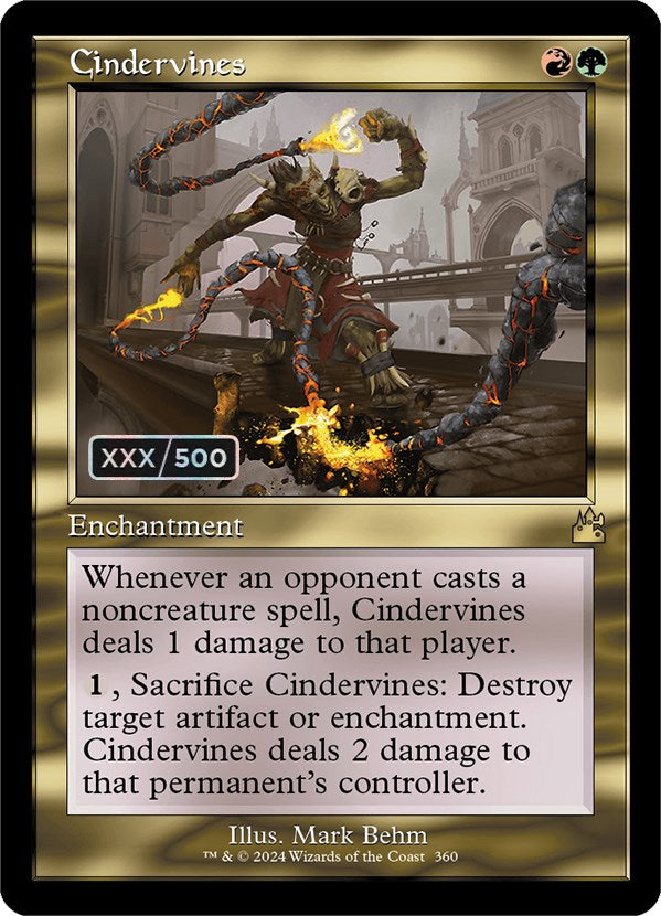 Cindervines (Retro) (Serialized) [Ravnica Remastered] | Good Games Adelaide SA