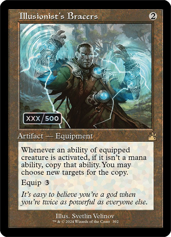 Illusionist's Bracers (Retro) (Serialized) [Ravnica Remastered] | Good Games Adelaide SA