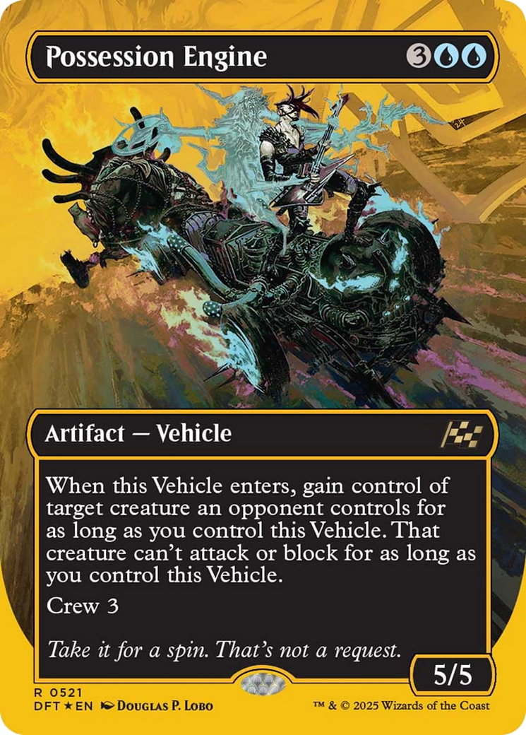 Possession Engine (Borderless) (First-Place Foil) [Aetherdrift] | Good Games Adelaide SA
