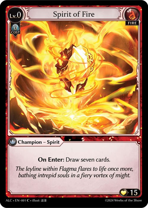 Spirit of Fire (1) [Alchemical Revolution] | Good Games Adelaide SA