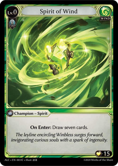 Spirit of Wind (3) [Alchemical Revolution] | Good Games Adelaide SA