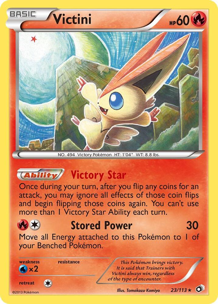 Victini 23/113 (Legendary Treasures)  - Holofoil | Good Games Adelaide SA