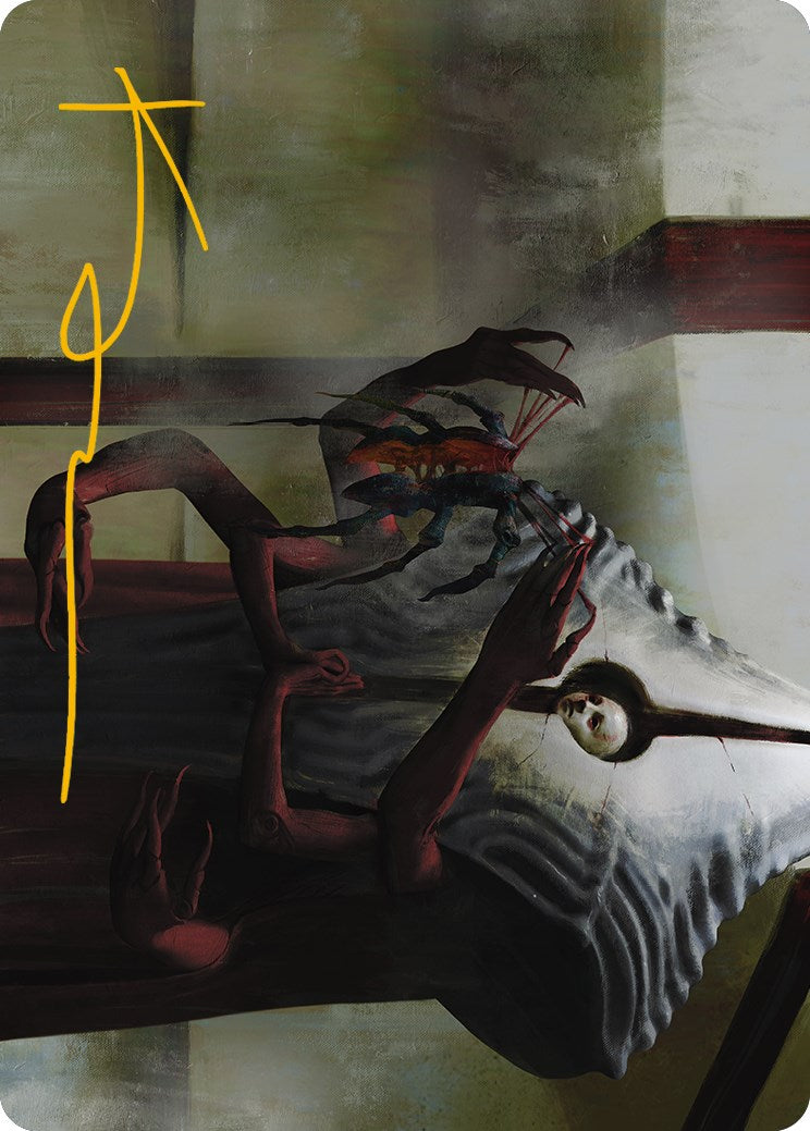 Vivisection Evangelist Art Card (Gold-Stamped Signature) [Phyrexia: All Will Be One Art Series] | Good Games Adelaide SA