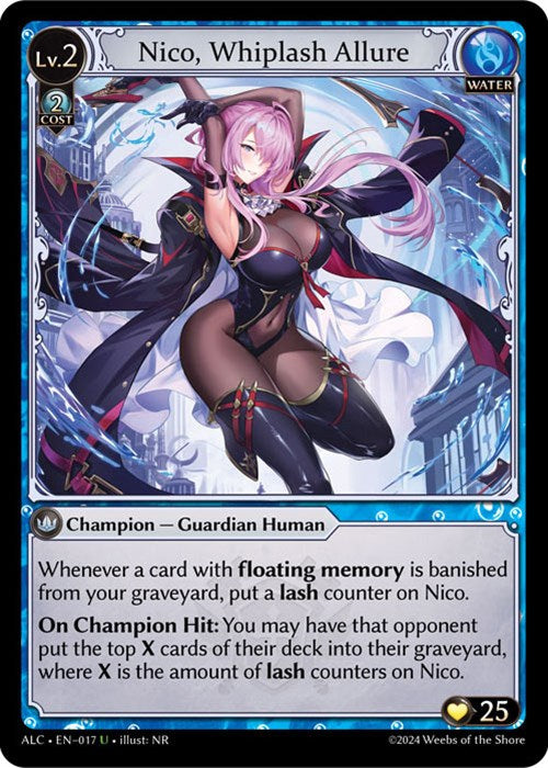 Nico, Whiplash Allure (17) [Alchemical Revolution] | Good Games Adelaide SA