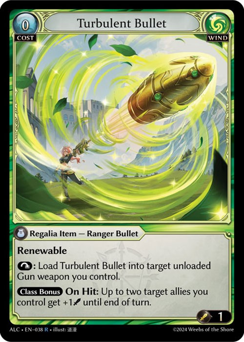 Turbulent Bullet (38) [Alchemical Revolution] | Good Games Adelaide SA