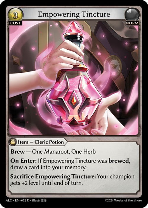 Empowering Tincture (52) [Alchemical Revolution] | Good Games Adelaide SA