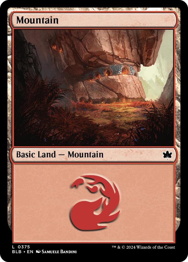 Mountain 0375 375 (Bloomburrow)  - Foil | Good Games Adelaide SA