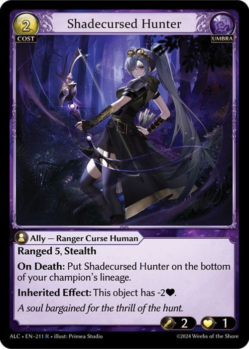 Shadecursed Hunter (211) [Alchemical Revolution] | Good Games Adelaide SA